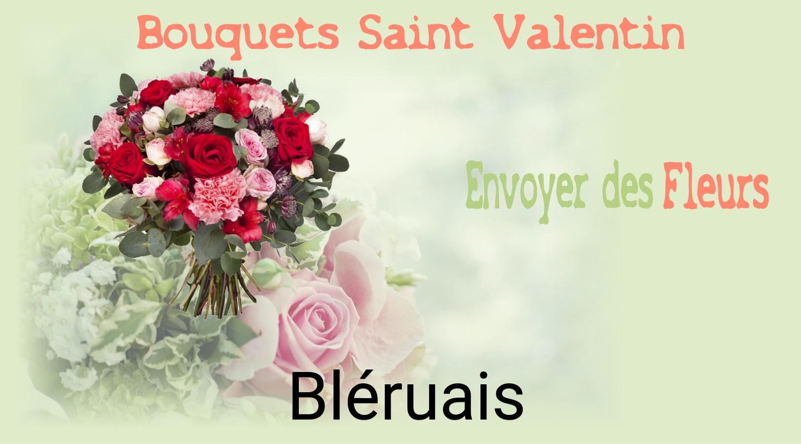 Roses de Saint-Valentin livrées à Bléruais